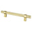 Radial Reign Aluminum Modern Brushed Gold Cabinet Pull Modern Brushed Gold 2