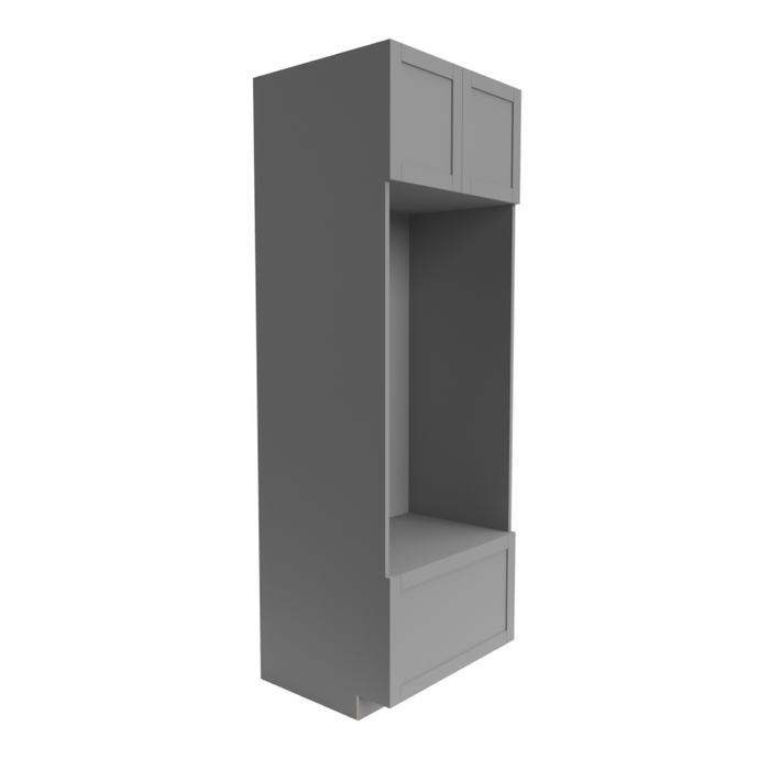 Single Shaker Wood Grey Oven Cabinet Matte 1