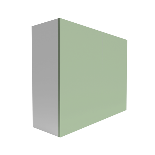 Manhattan Wood Sage Green Wall Cabinet Matte 1