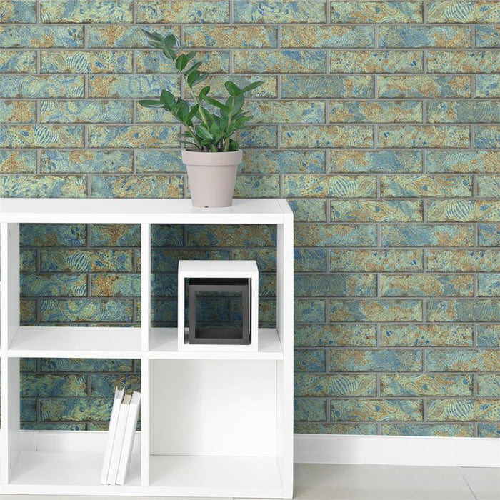 Gaudi Porcelain Ocean Brick Tile Glossy 7