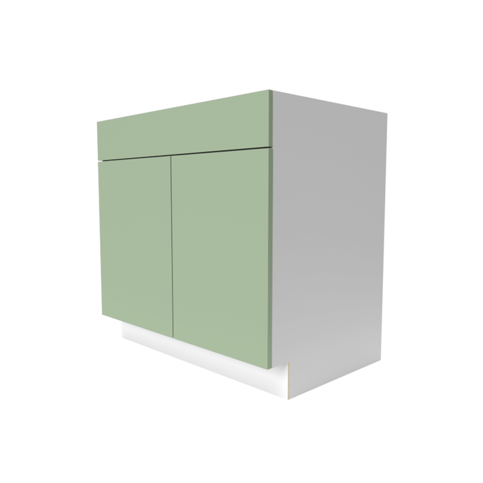 Manhattan Wood Sage Green Base Cabinet Matte 2