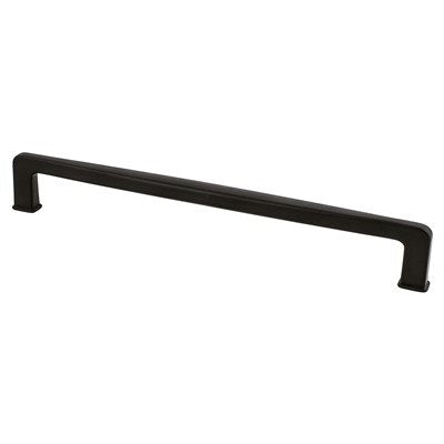 Subtle Surge Zinc Matte Black Cabinet Pull Matte Black 2
