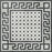 Gotham Porcelain Spiral White w/ Black Dot Mosaic Matte 5