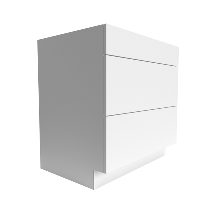 Manhattan Wood Snow White Base Cabinet Gloss 1
