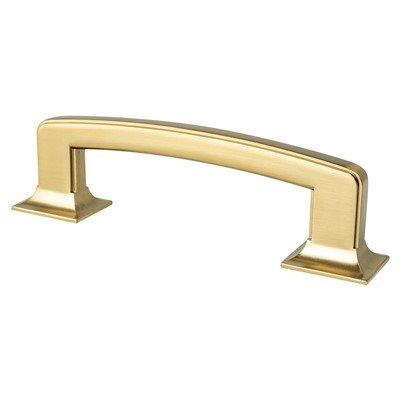 Hearthstone Zinc Modern Brushed Gold Cabinet Pull Modern Brushed Gold 2