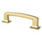 Hearthstone Zinc Modern Brushed Gold Cabinet Pull Modern Brushed Gold 2