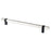 Rivet Rebel Aluminum Brushed Nickel and Matte Black Cabinet Pull Brushed Nickel / Matte Black 4