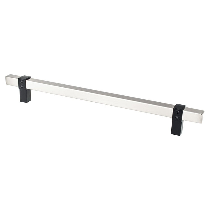 Rivet Rebel Aluminum Brushed Nickel and Matte Black Cabinet Pull Brushed Nickel / Matte Black 4