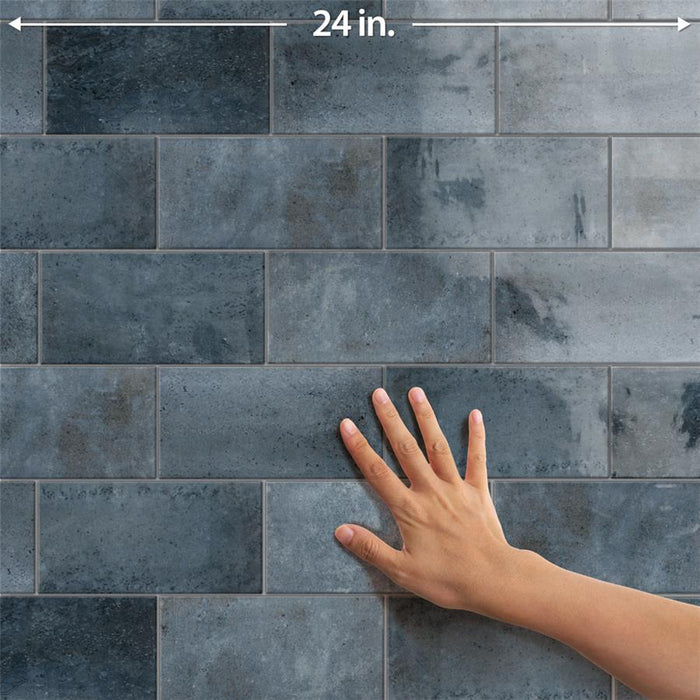 Camden Ceramic Azurro Tile Glossy 8