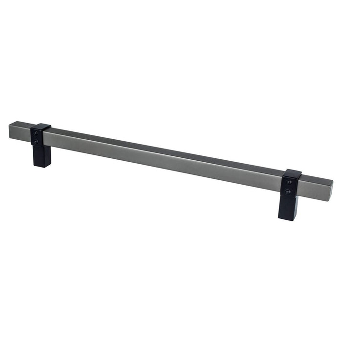 Rivet Rebel Aluminum Slate and Matte Black Cabinet Pull Slate / Matte Black 3