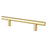 Tempo Steel Modern Brushed Gold Cabinet Pull Modern Brushed Gold 2