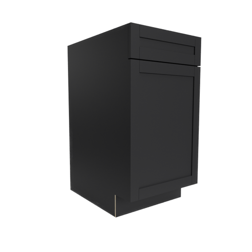 Single Shaker Wood Espresso Base Cabinet Matte 1