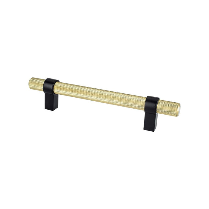 Radial Reign Aluminum Modern Brushed Gold and Matte Black Cabinet Pull Modern Brushed Gold / Matte Black 2