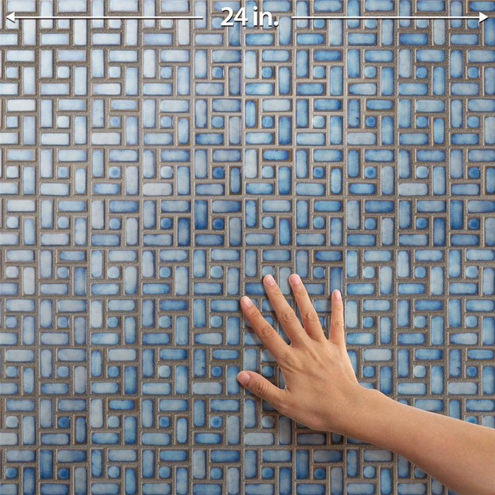 Hudson Porcelain Marine Mosaic Glossy 5