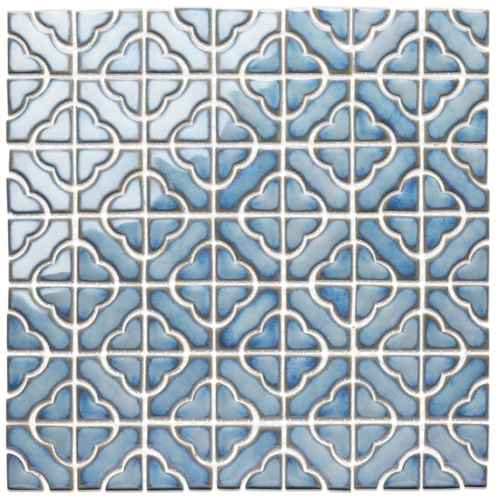 Hudson Porcelain Tower Marine Mosaic Glossy 3
