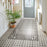 Gotham Porcelain Spiral White w/ Black Dot Mosaic Matte 2