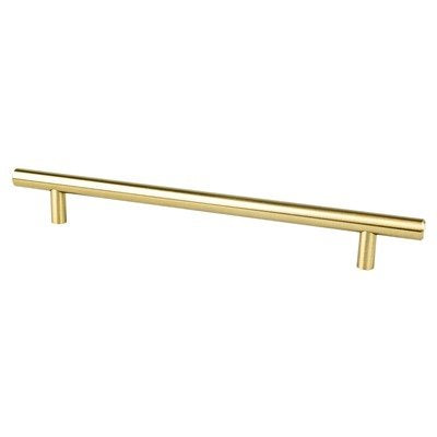 Tempo Steel Modern Brushed Gold Cabinet Pull Modern Brushed Gold 5