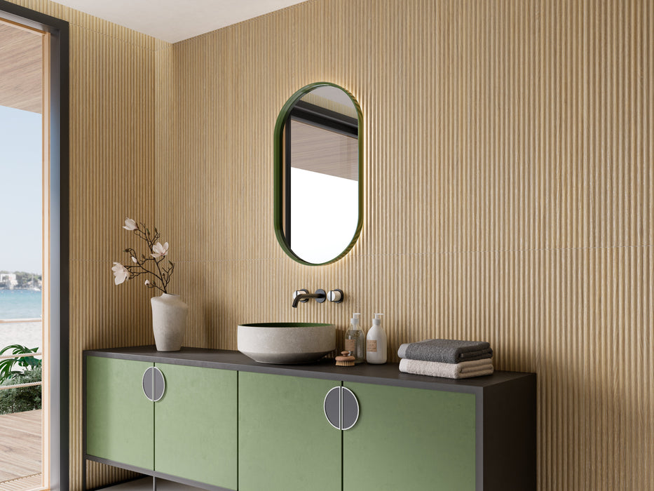 Wabi Lines Porcelain Line Redwood Tile Matte 3