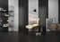 Cromatic Porcelain Black Tile Matte 1