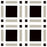 Studio Porcelain Tartan Black & White Tile Matte 12