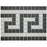 Gotham Porcelain Black and White Border Mosaic Matte 1