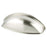 Euro Moderno Zinc Brushed Nickel Cabinet Pull Brushed Nickel 1