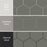 Textile Porcelain Green Mosaic Satin 4