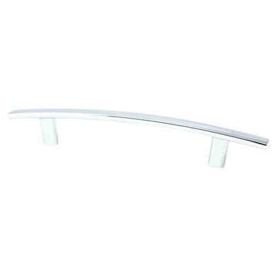 Transitional Advantage One Zinc Polished Chrome Cabinet Pull Polished Chrome 2