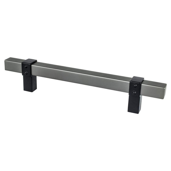 Rivet Rebel Aluminum Slate and Matte Black Cabinet Pull Slate / Matte Black 1