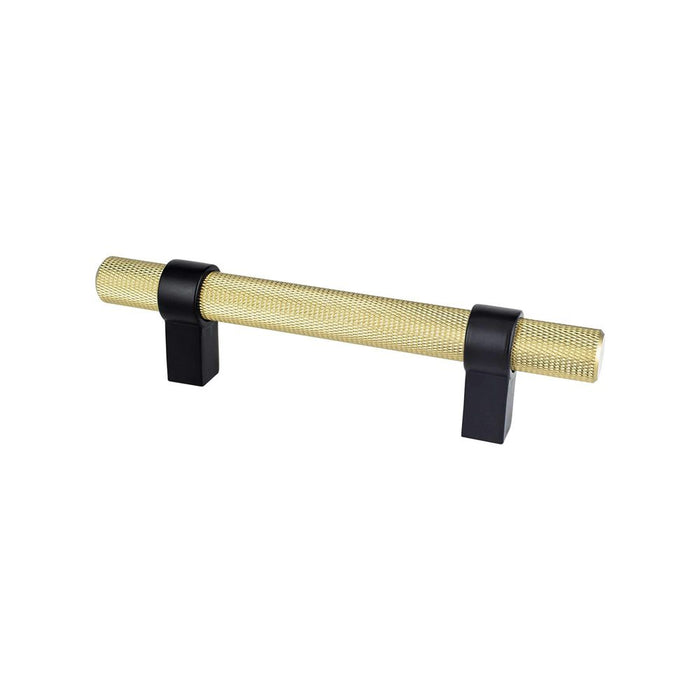 Radial Reign Aluminum Modern Brushed Gold and Matte Black Cabinet Pull Modern Brushed Gold / Matte Black 1