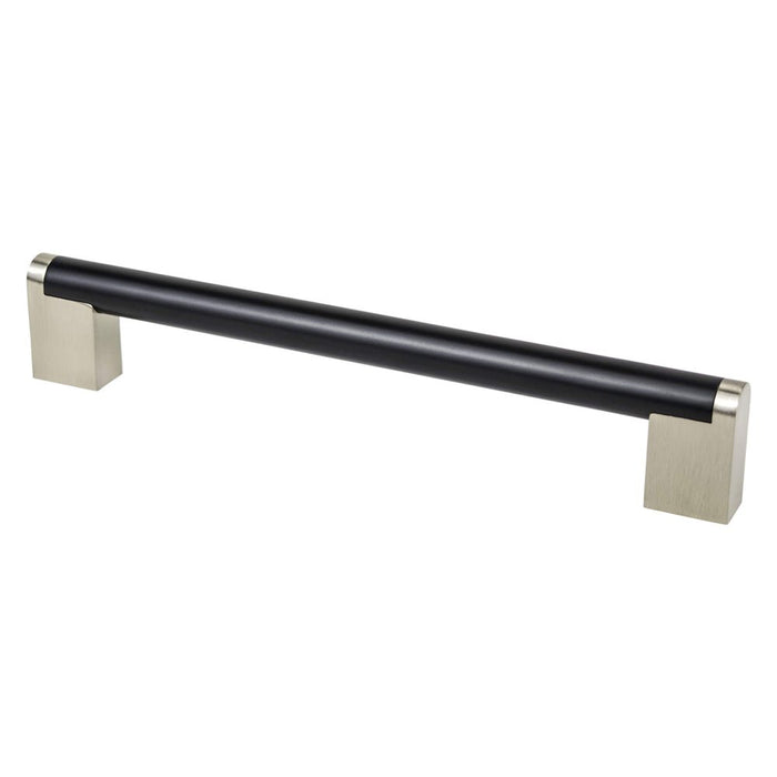 Studio Remix Stainless Steel Matte Black and Brushed Nickel Cabinet Pull Matte Black / Brushed Nickel 4