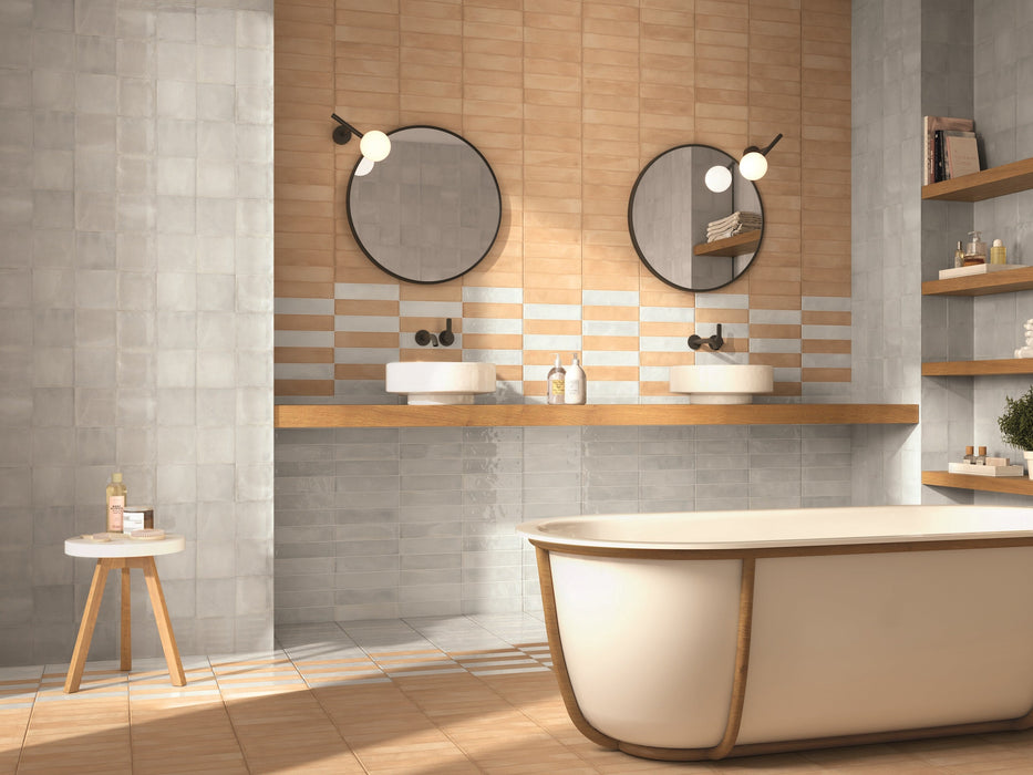 Clay Porcelain Sand Tile Matte 12