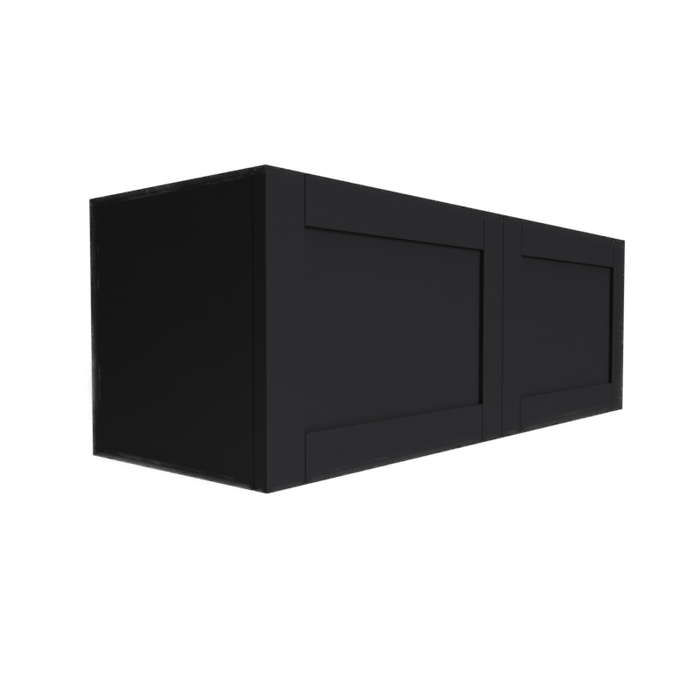 Single Shaker Wood Espresso Microwave Base Cabinet Matte 1