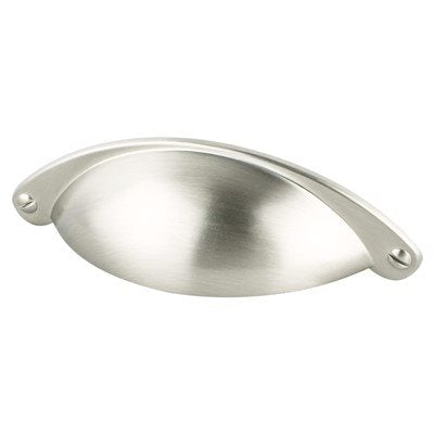 Andante Zinc Brushed Nickel Cabinet Pull Brushed Nickel 1