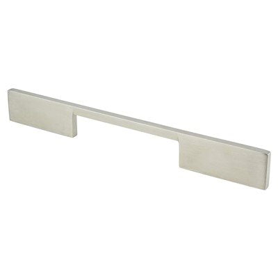 I-Spazio Zinc Brushed Nickel Cabinet Pull Brushed Nickel 1