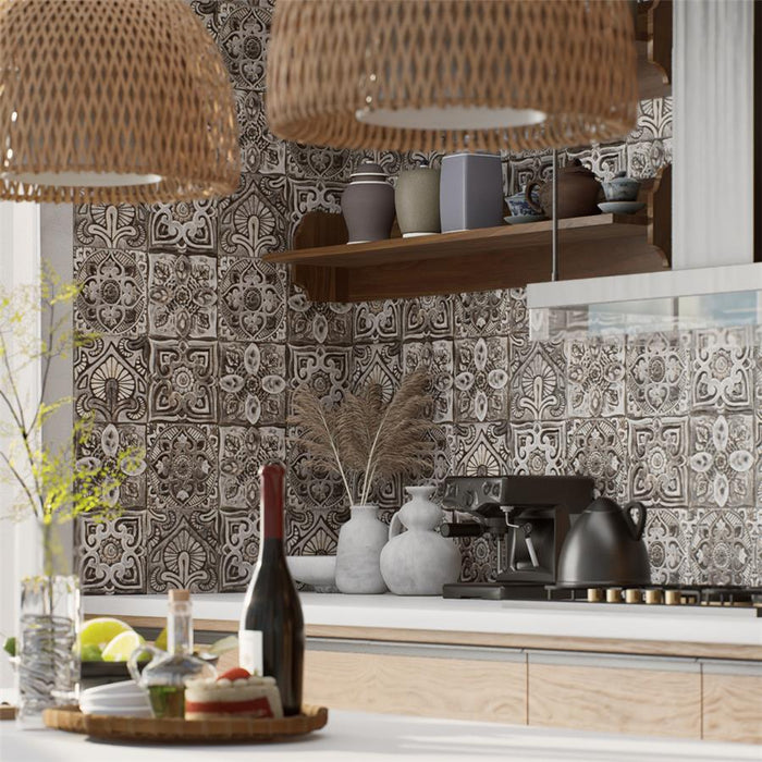 Mandala Ceramic Decor Mix Mystikos Tile Mixed 8