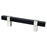 Rivet Rebel Aluminum Matte Black and Brushed Nickel Cabinet Pull Matte Black / Brushed Nickel 1