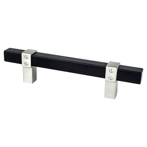Rivet Rebel Aluminum Matte Black and Brushed Nickel Cabinet Pull Matte Black / Brushed Nickel 1