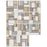 Llama Porcelain Mondrian Tile Mixed 4