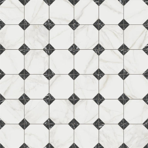 Merzoni Porcelain Yard Marquina Tile Matte 1