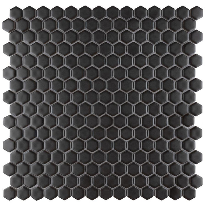 Colmena Porcelain Carbon Mosaic Matte 3