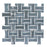 Cassis Porcelain Dog Bone Mosaic Matte 6