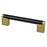 Studio Remix Stainless Steel Matte Black and Modern Brushed Gold Cabinet Pull Matte Black / Modern Brushed Gold 2