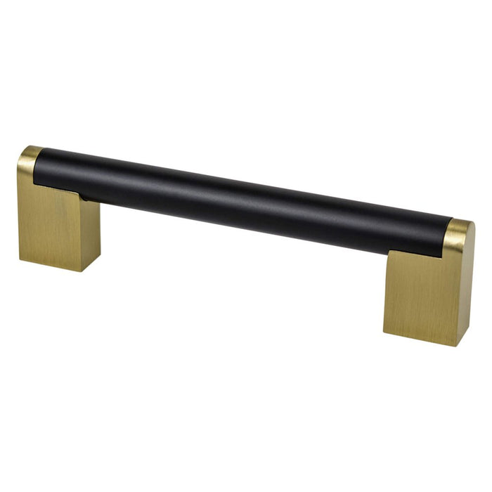 Studio Remix Stainless Steel Matte Black and Modern Brushed Gold Cabinet Pull Matte Black / Modern Brushed Gold 2