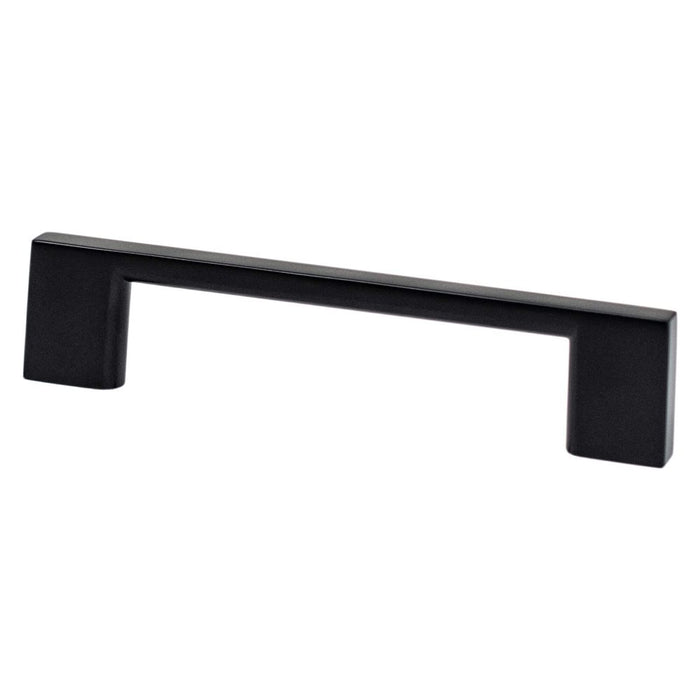 Transitional Advantage Four Aluminum Matte Black Cabinet Pull Matte Black 1