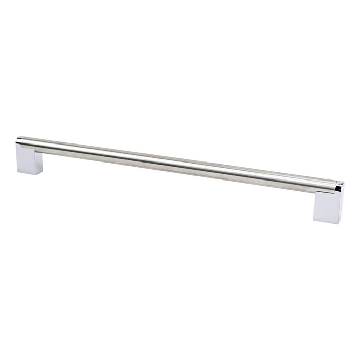 Studio Remix Stainless Steel Brushed Nickel and Polished Chrome Appliance Pull Brushed Nickel and Polished Chrome 1