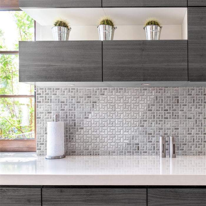 Hudson Porcelain Grey Eye Mosaic Glossy 7