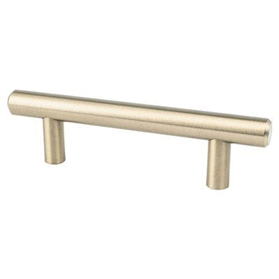 Transitional Advantage Two Steel Champagne Cabinet Pull Champagne 2