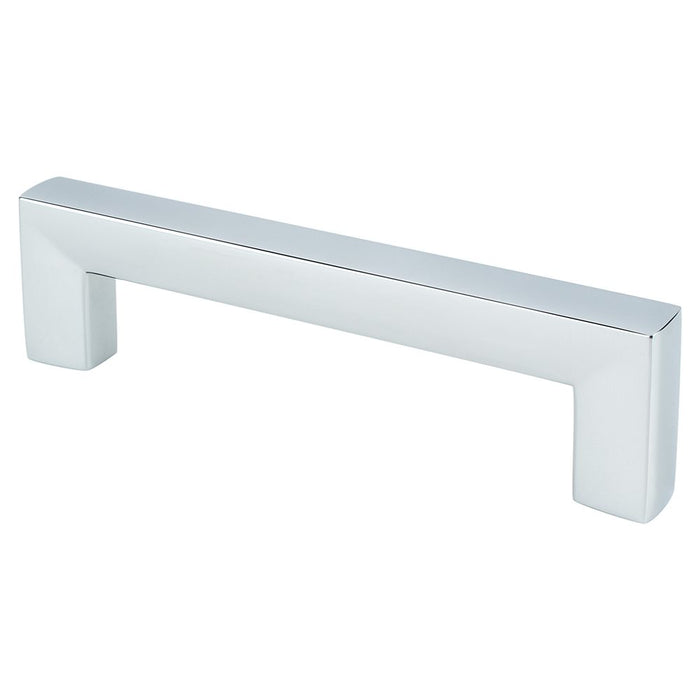 Square Zinc Polished Chrome Cabinet Pull Polished Chrome 2