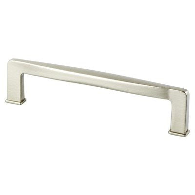 Subtle Surge Zinc Brushed Nickel Cabinet Pull Brushed Nickel 2
